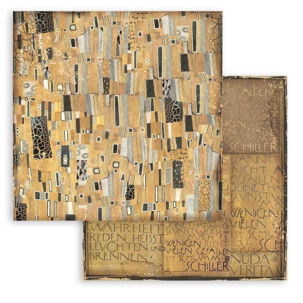 Stamperia 12x12 Paper Pad Maxi Background Klimt #SBBL101