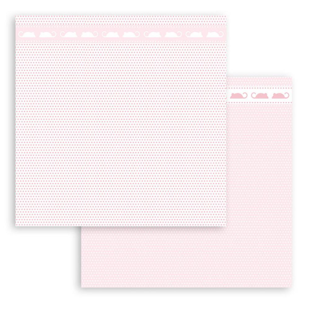 Stamperia 12x12 Paper Pad BabyDream Pink SBBL107