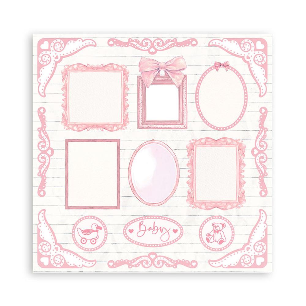 Stamperia 12x12 Paper Pad BabyDream Pink SBBL107