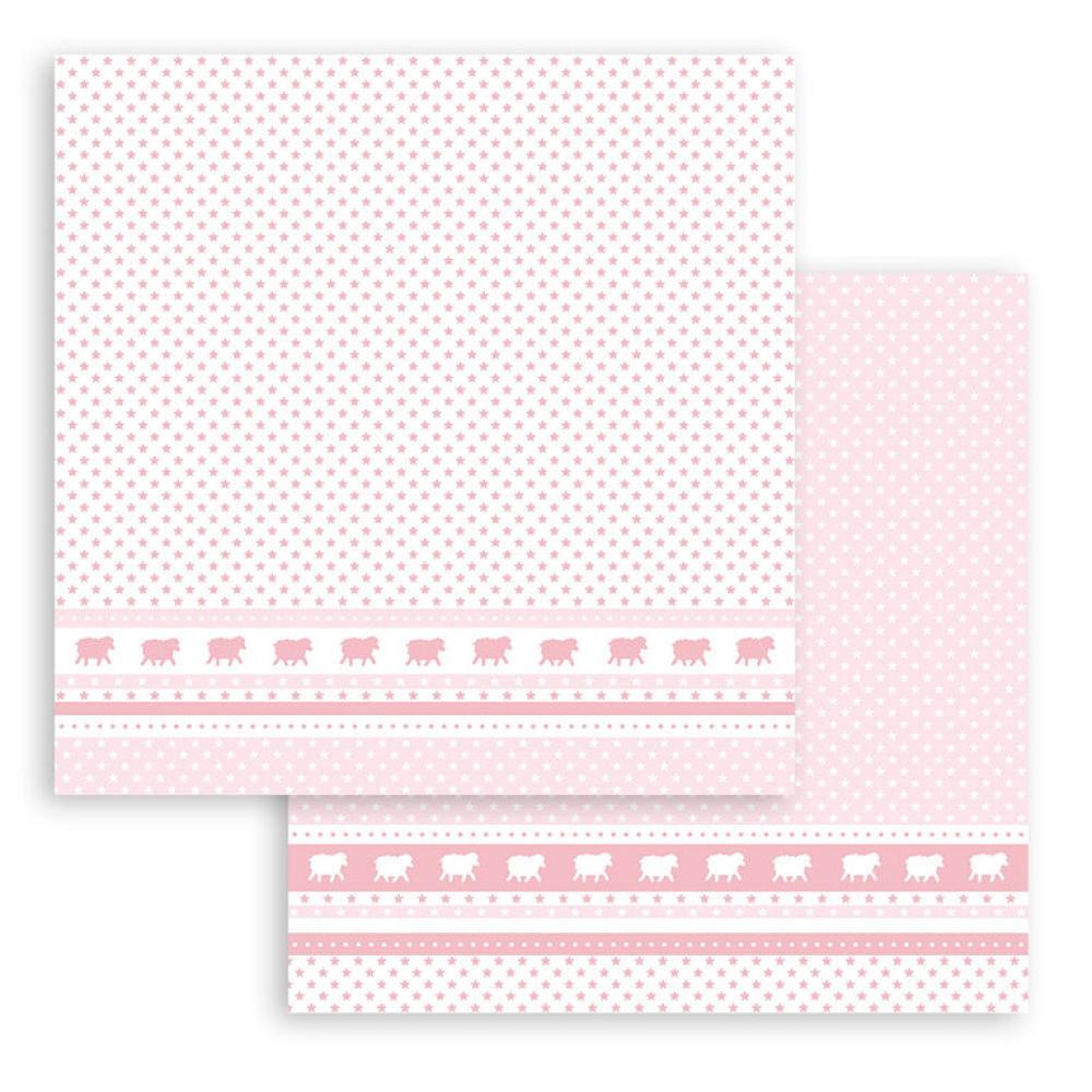 Stamperia 12x12 Paper Pad BabyDream Pink SBBL107