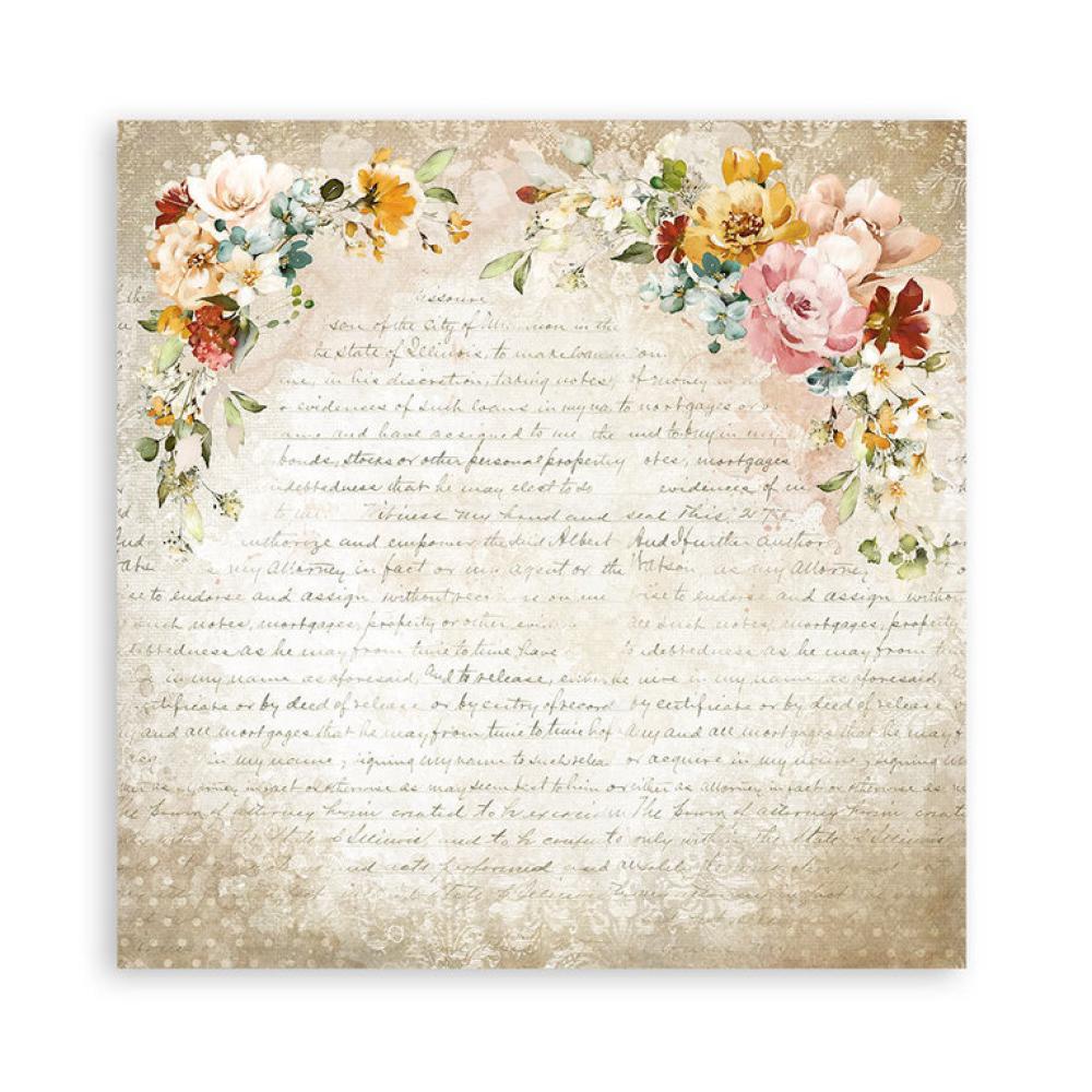 Stamperia 12x12 Paper Pad Garden of Promises SBBL110