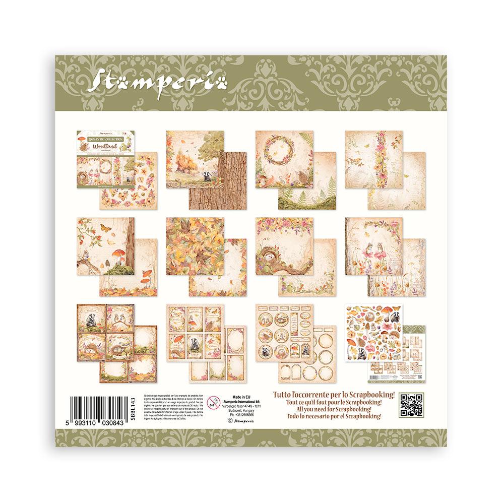 SBBL143 Stamperia 12x12 Paper Pad Woodland