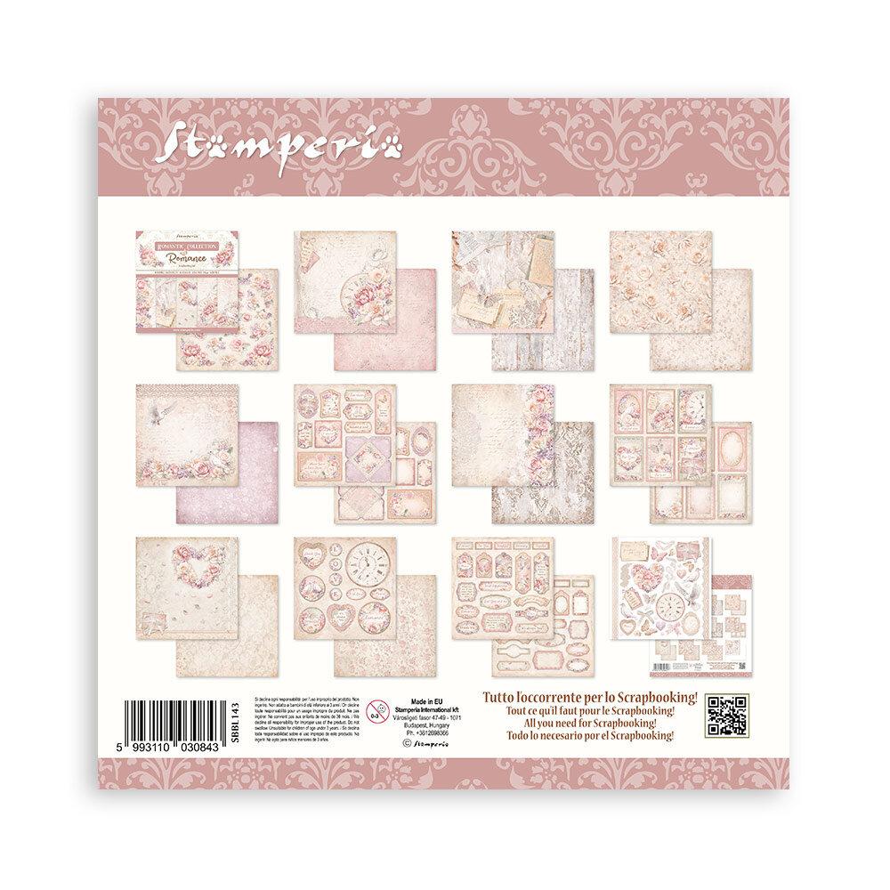 SBBL146 Stamperia Romance Forever 12x12 Inch Paper Pack