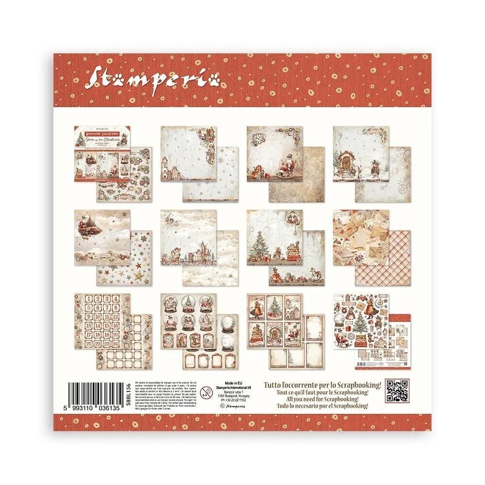 SBBL156 Stamperia Gear up for Christmas 12x12 Paper Pad