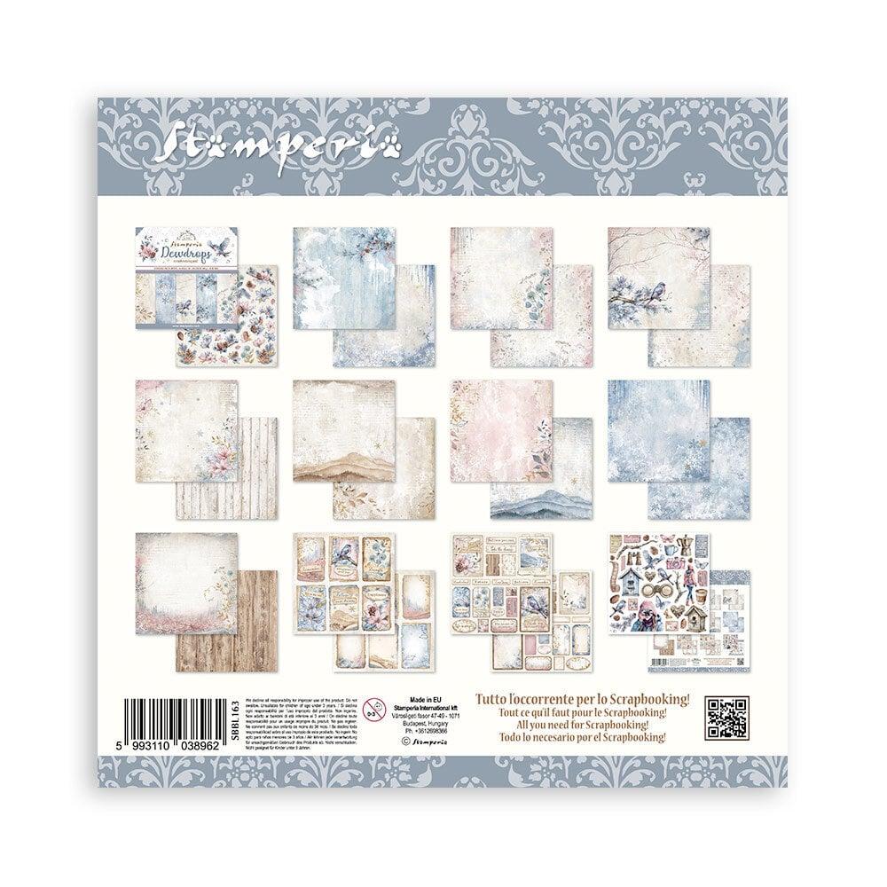 SBBL163 Stamperia Dewdrops 12x12 Inch Paper Pack