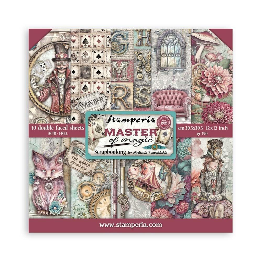 SBBL166 Stamperia Master of Magic 12x12 Inch Paper Pack