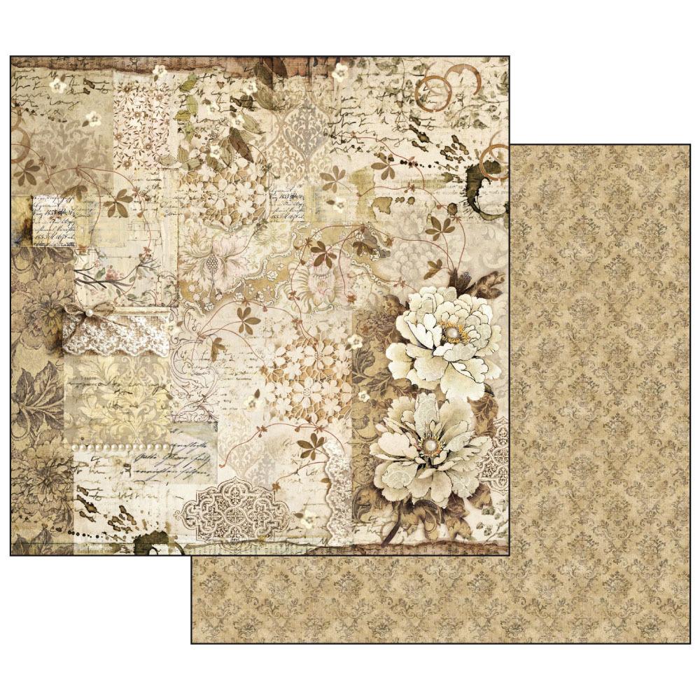 Stamperia 12x12 Paper Pad Old Lace #SBBL32