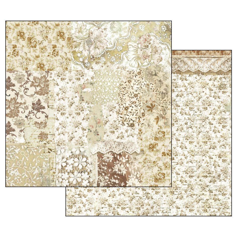 Stamperia 12x12 Paper Pad Old Lace #SBBL32