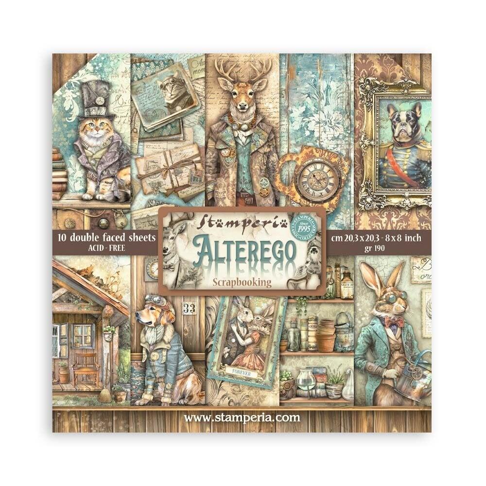 SBBS115 Stamperia Alterego 8x8 Paper Pad