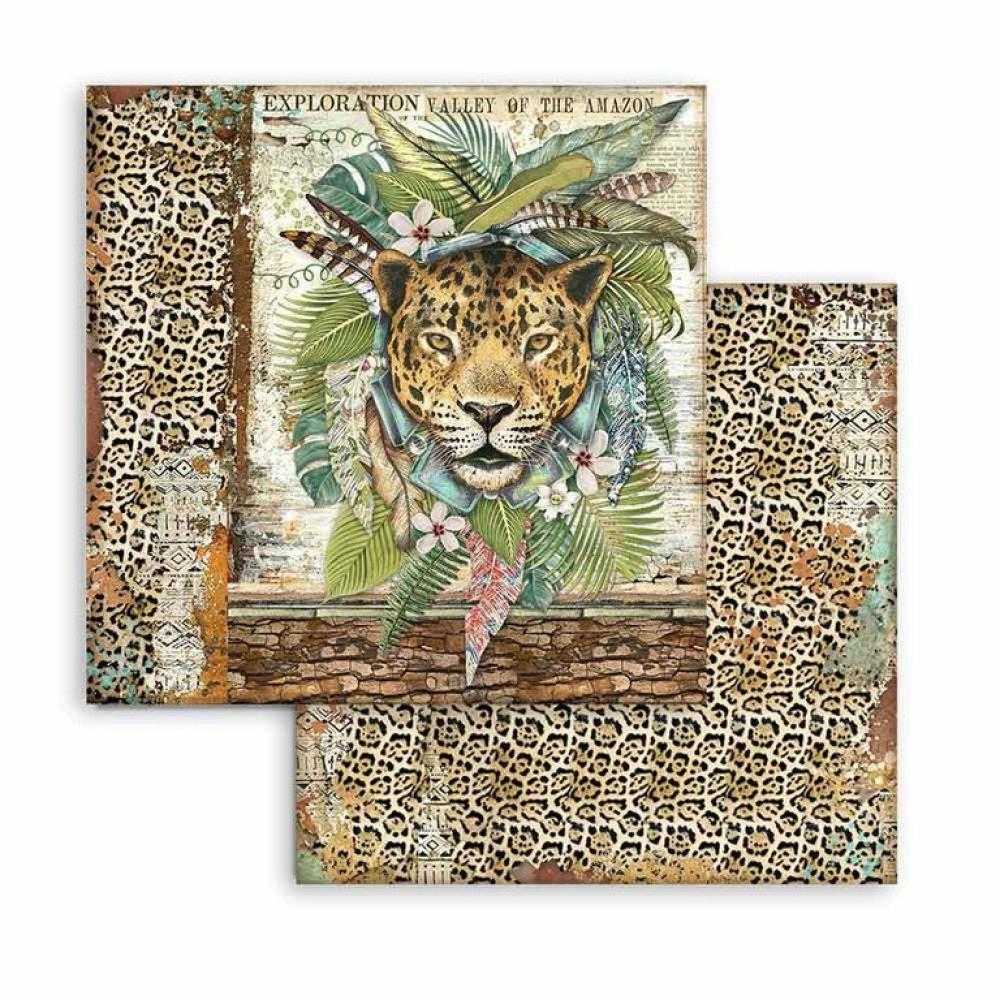 Stamperia 8x8 Paper Pad Amazonia #SBBS28