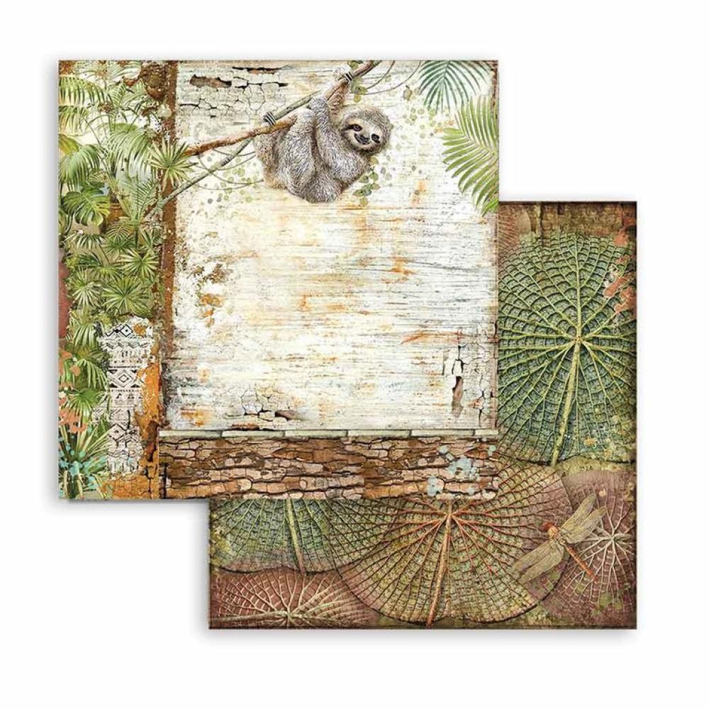 Stamperia 8x8 Paper Pad Amazonia #SBBS28