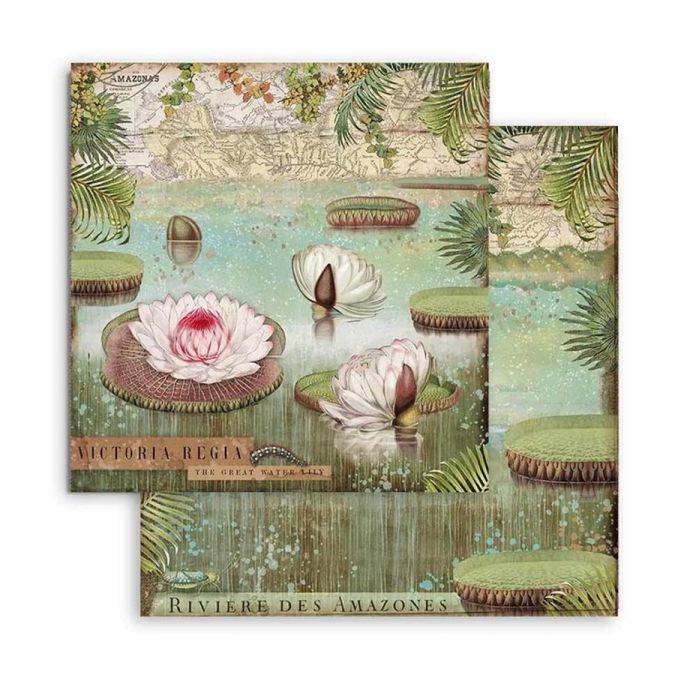 Stamperia 8x8 Paper Pad Amazonia #SBBS28