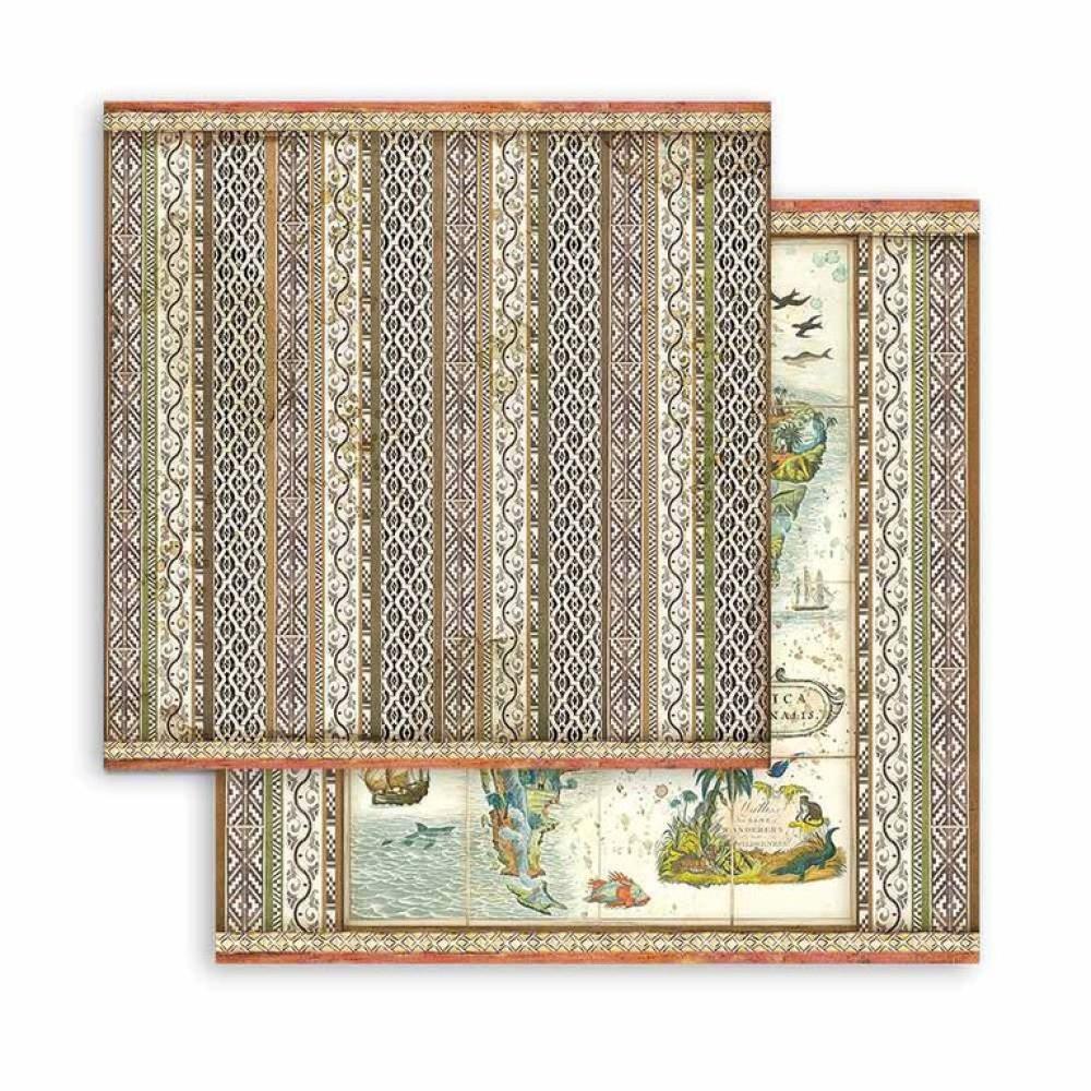 Stamperia 8x8 Paper Pad Amazonia #SBBS28