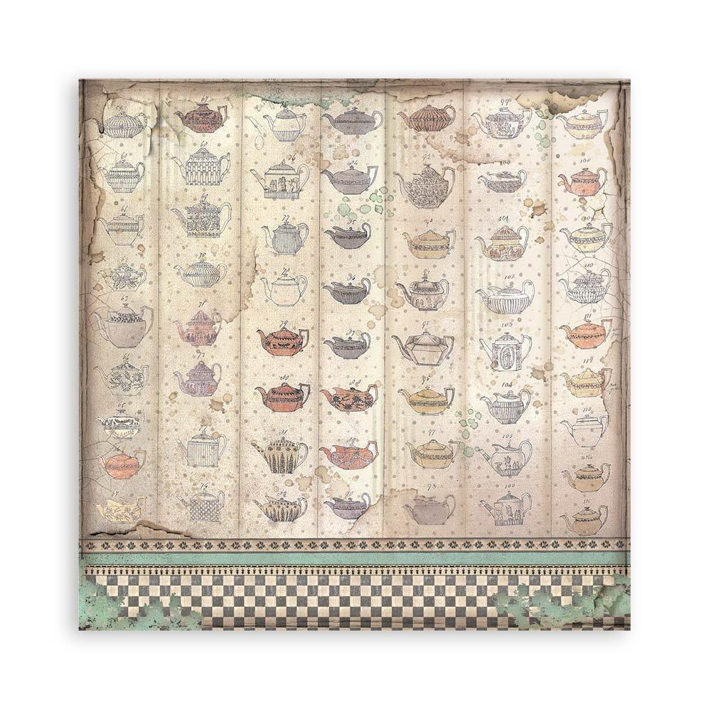 SBPLT12 Stamperia Fabric Sheets Alice