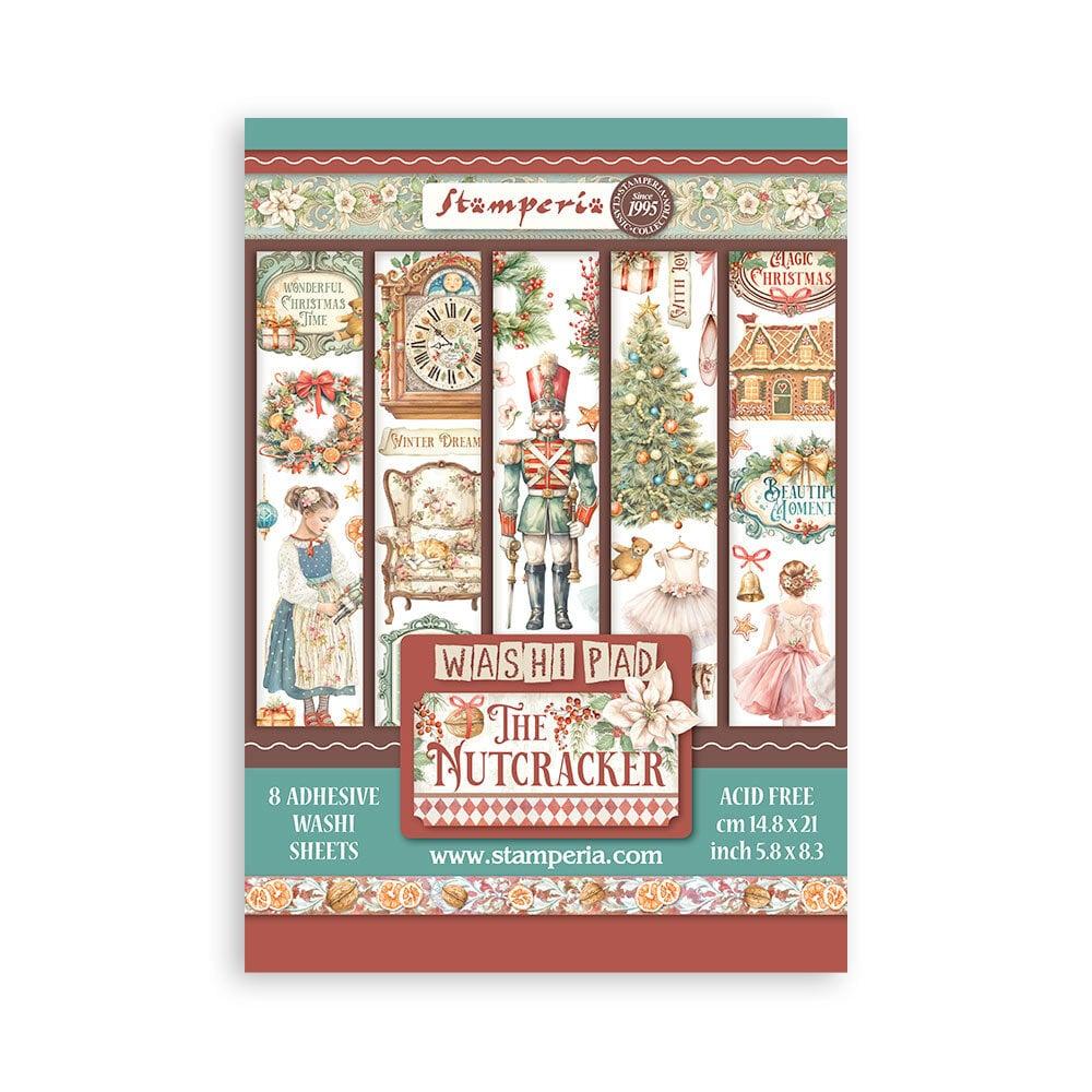 SBW10 Stamperia The Nutcracker A5 Washi Pad (8pcs)