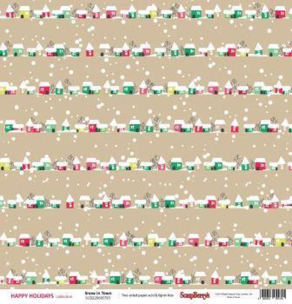 ScrapBerry´s 12x12 Scrapbooking Paper Pad Happy Holidays