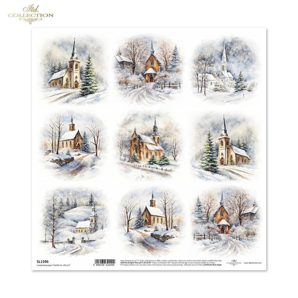 SL1596 ITD Collection Winter Views 12x12 Sheet