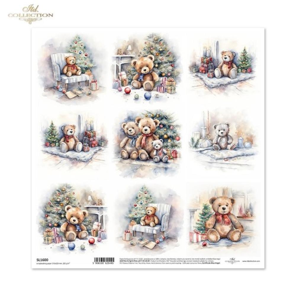 SL1600 ITD Collection Winter Toys 12x12 Sheet