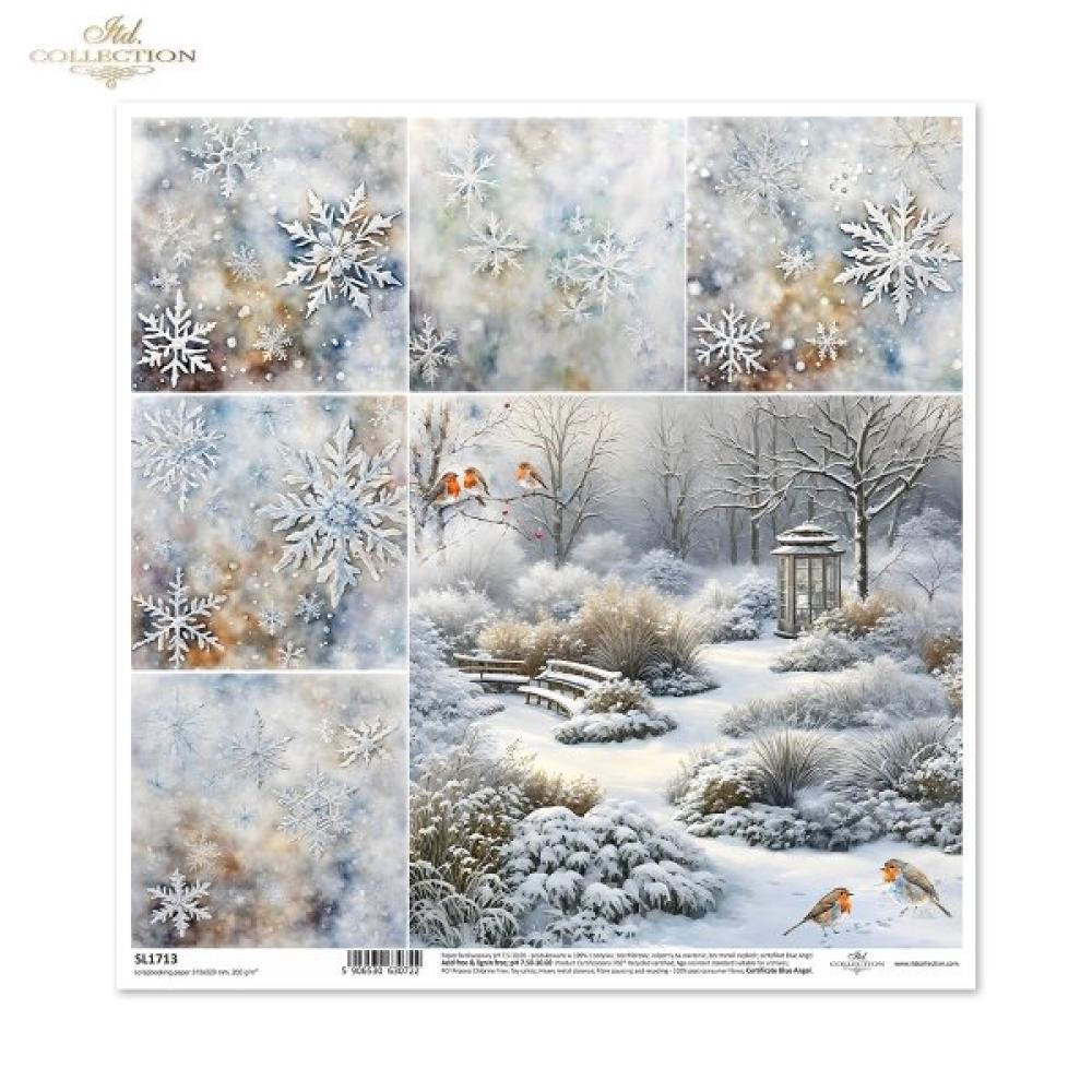 SL1713 ITD Collection Botanical Garden in Winter 12x12 Sheet