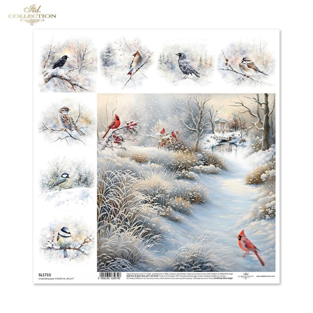 SL1715 ITD Collection Botanical Garden in Winter 12x12 Sheet