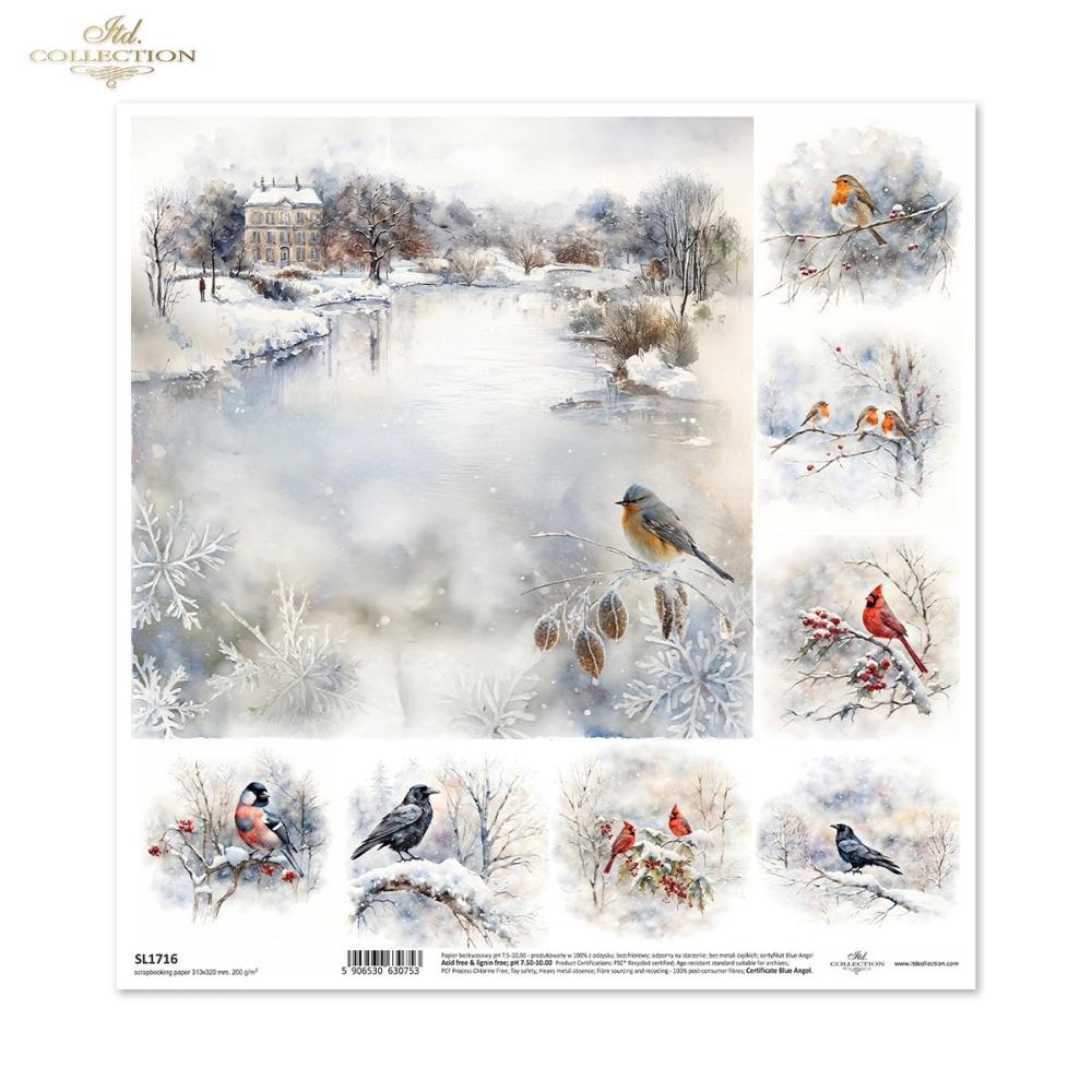 SL1716 ITD Collection Botanical Garden in Winter 12x12 Sheet