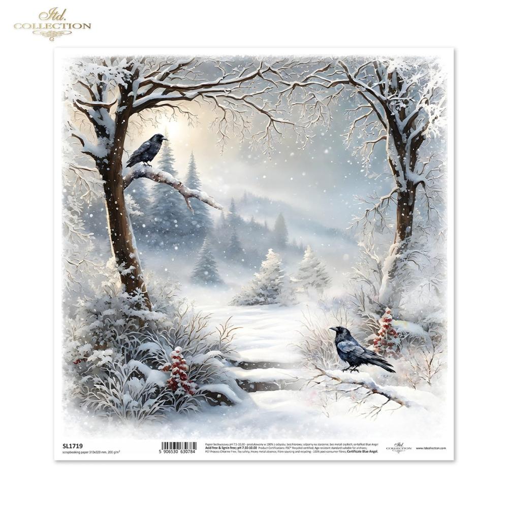 SL1719 ITD Collection Botanical Garden in Winter 12x12 Sheet