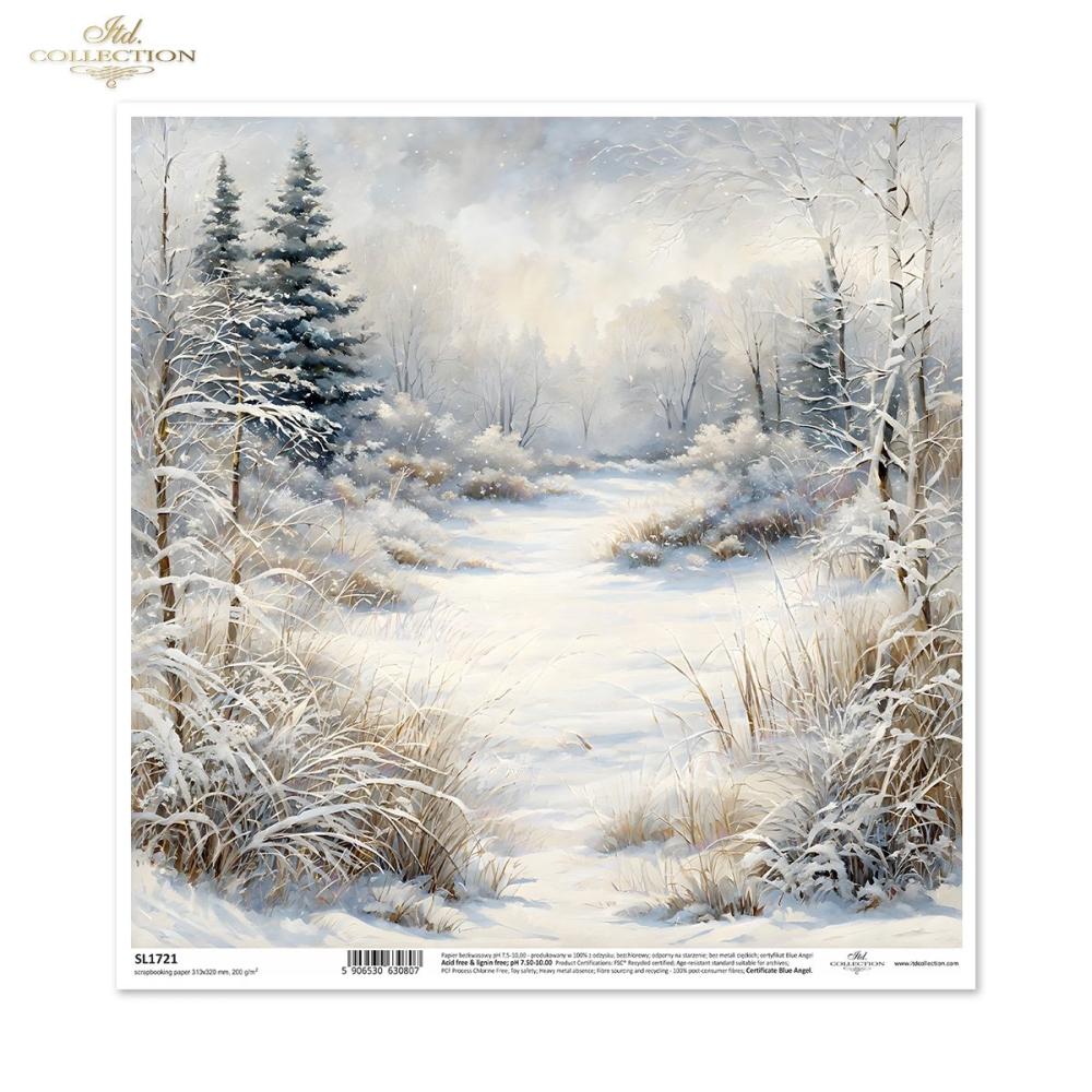 SL1721 ITD Collection Botanical Garden in Winter 12x12 Sheet