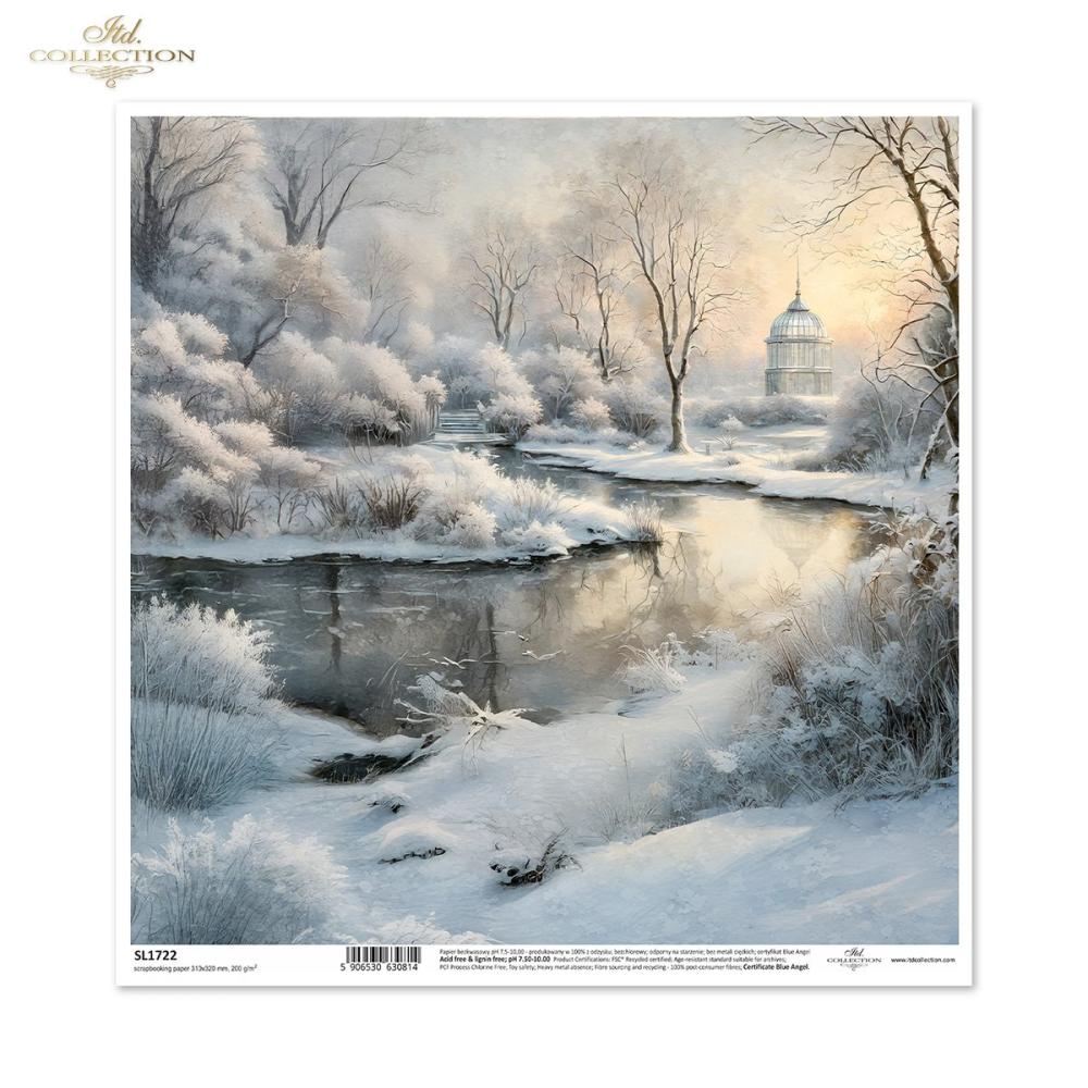 SL1722 ITD Collection Botanical Garden in Winter 12x12 Sheet