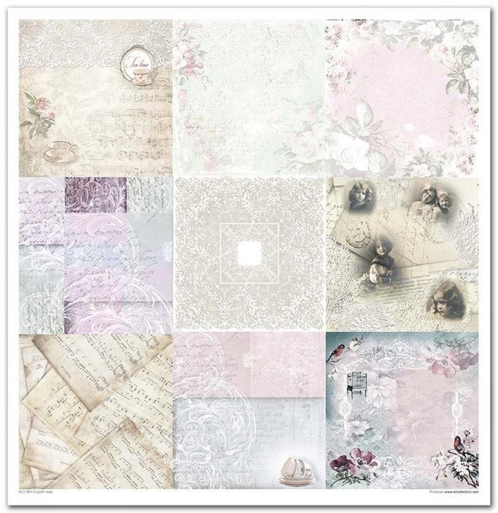 ITD Collection 12x12 Paper Pad English Rose