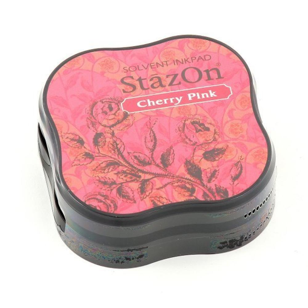 Tsukineko StazOn Midi Inkpad Cherry Pink #81