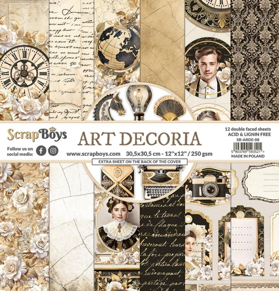 ScrapBoys Art Decoria 12x12 Inch Paper Pack