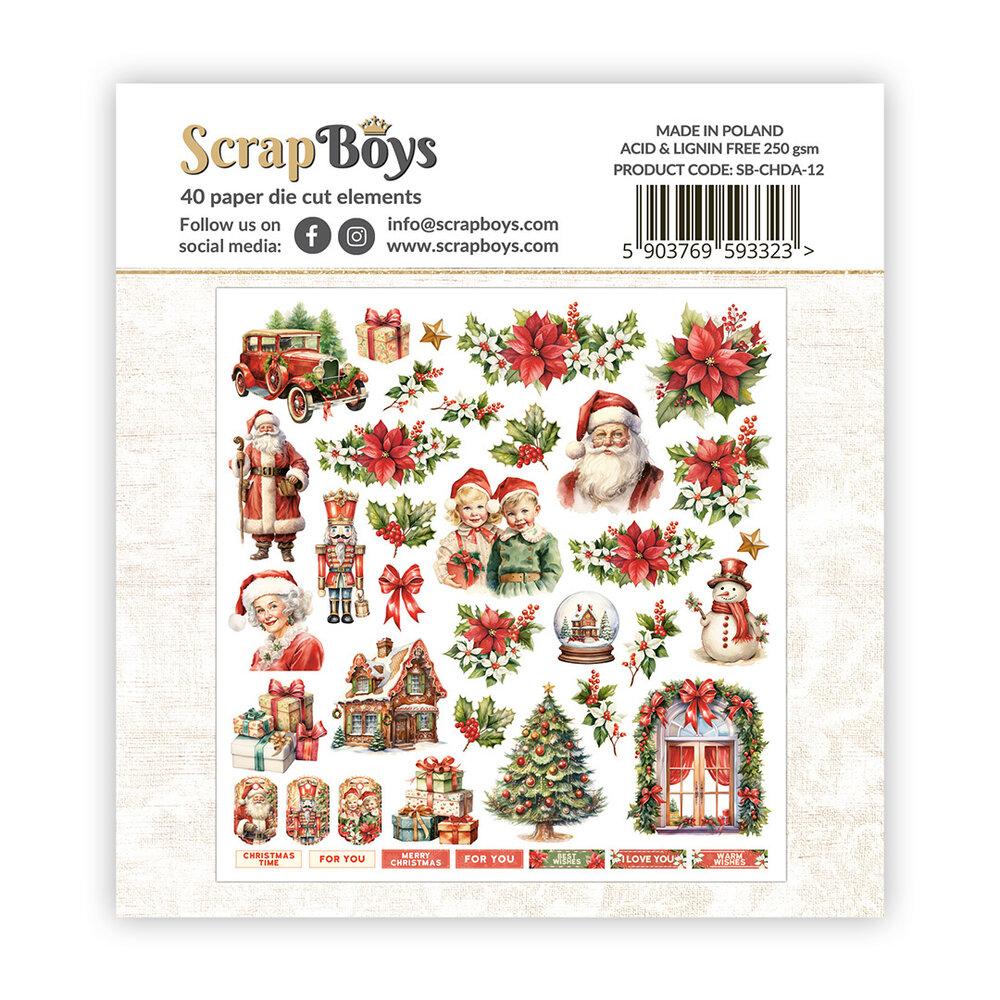 ScrapBoys Christmas Day Double Sided Die Cut Elements