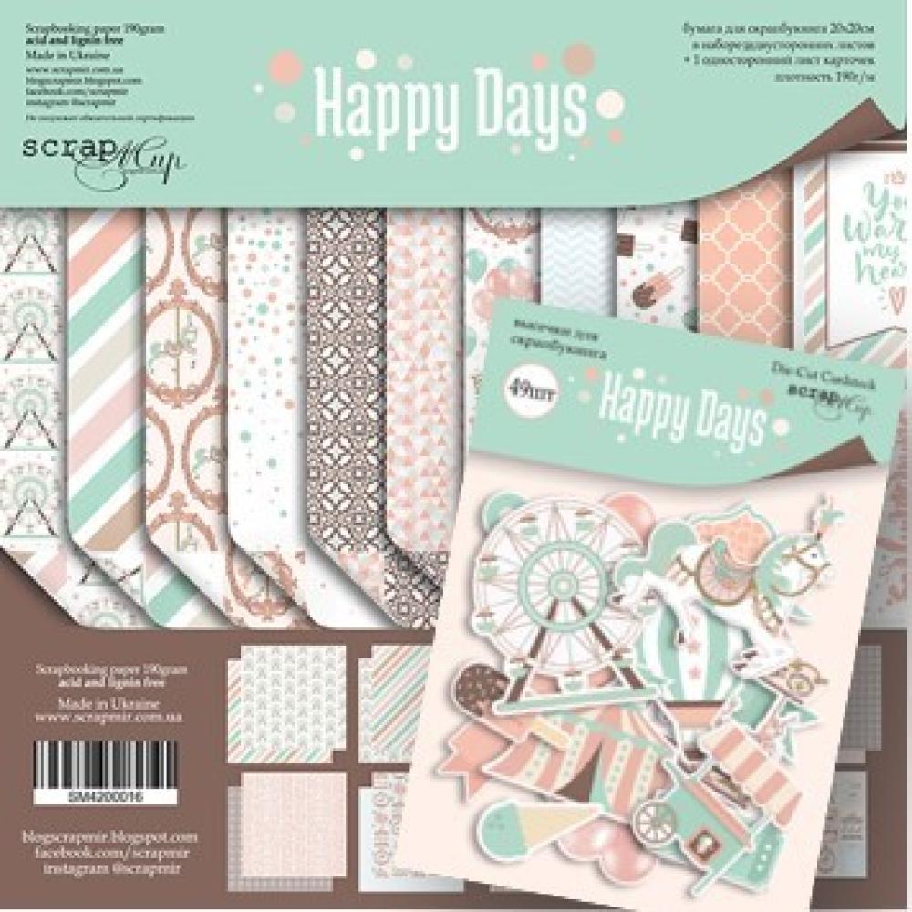 ScrapMir 8x8 Paper SET Happy Days