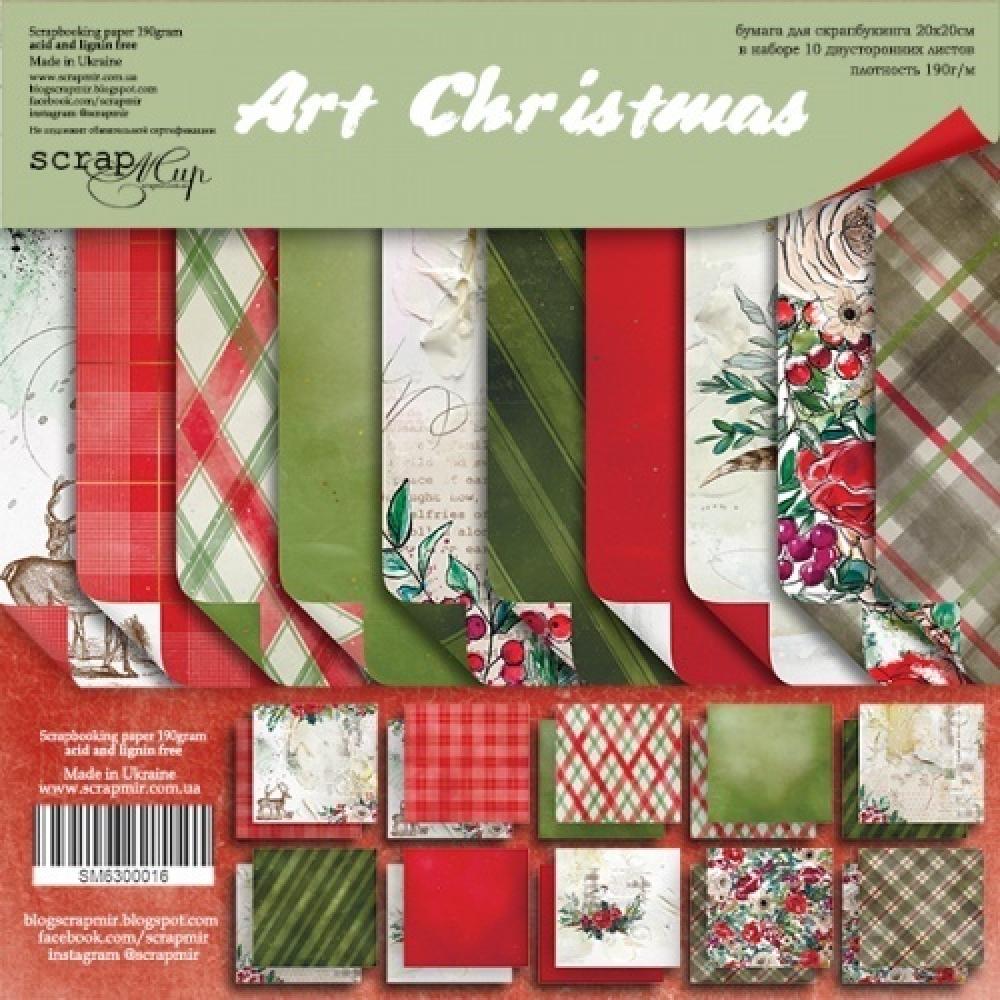 ScrapMir 8x8 Paper Block Art Christmas