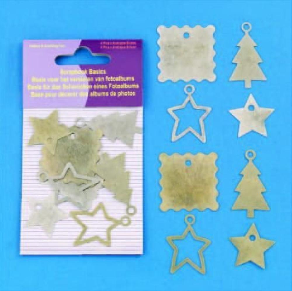 Scrapbook Metall Embellishments Weihnachten #3004