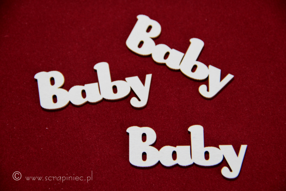 Scrapiniec Chipboard Baby #3200