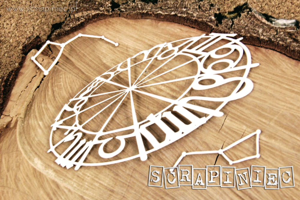 Scrapiniec Chipboard Zodiac Orsos #5599