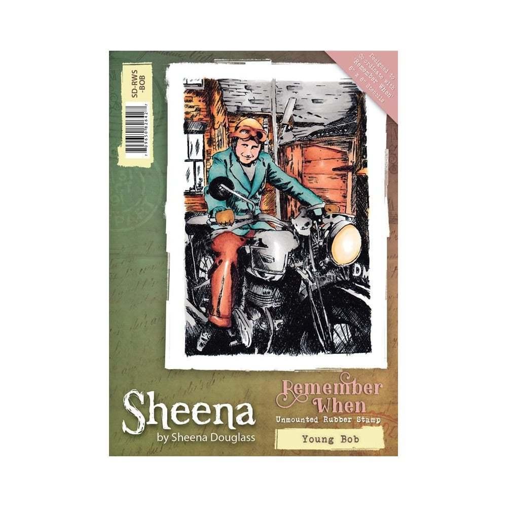 Sheena Douglass Rubber Stamp Young Bob