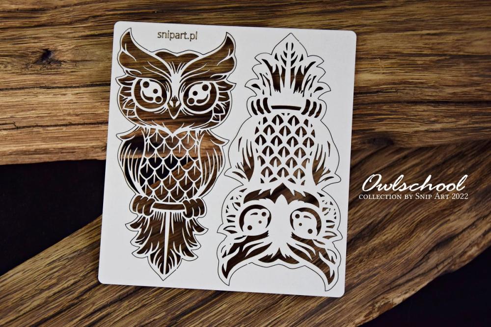 SnipArt Chipboard Openwork Owl #25191