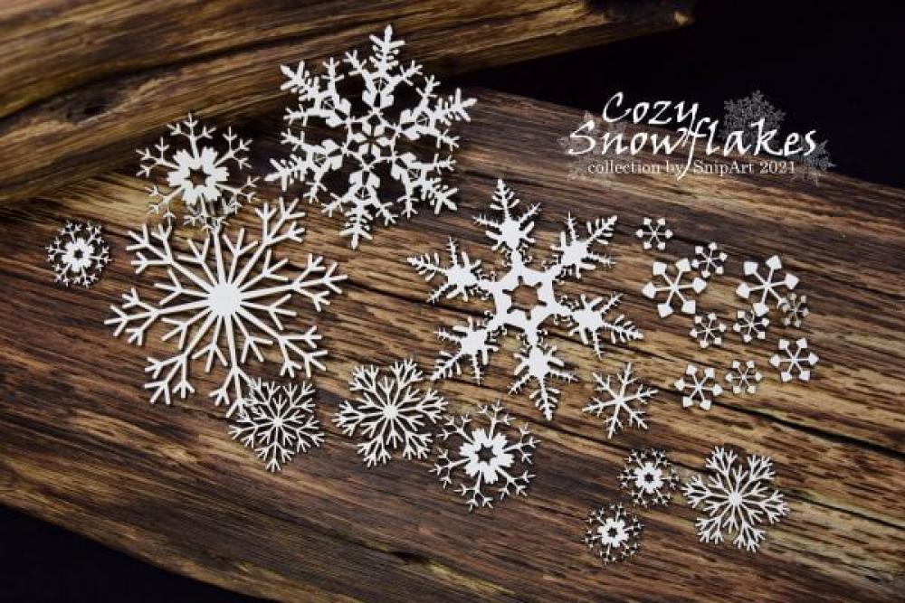 SnipArt Chipboard Snowflakes #35036