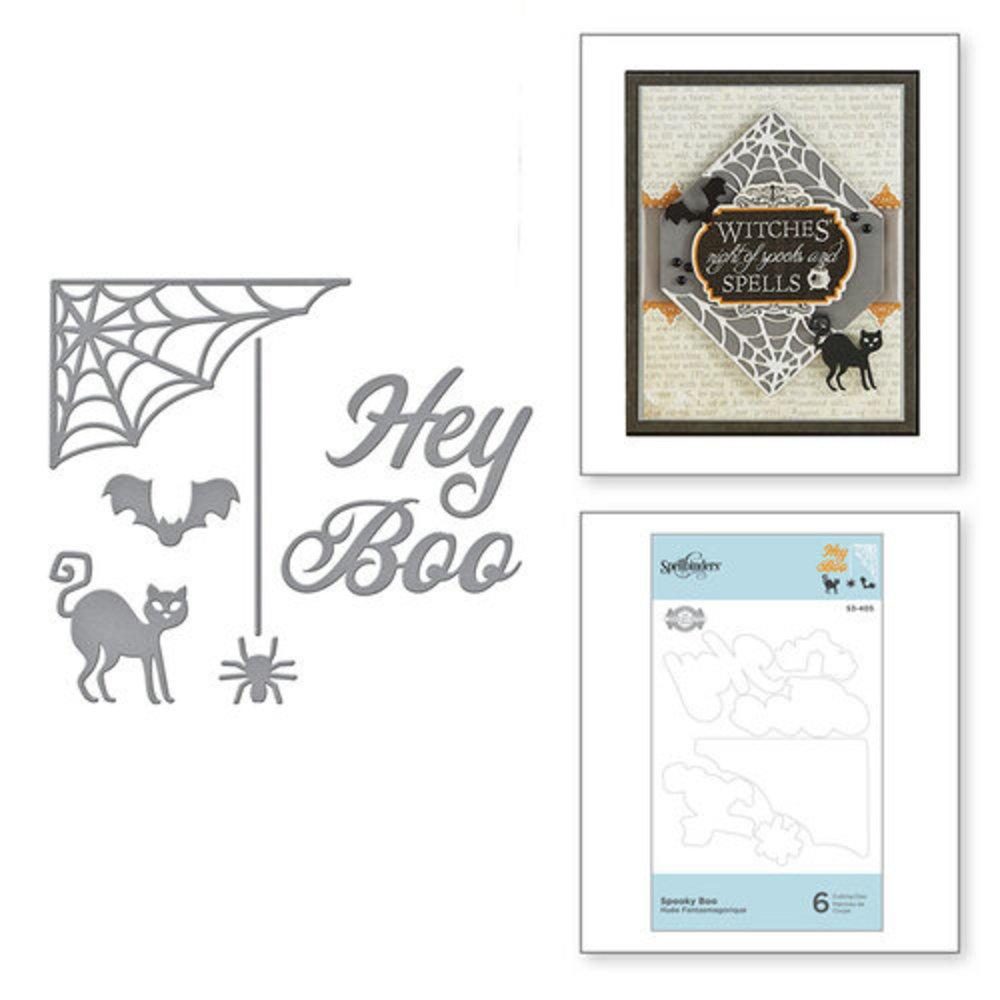 Spellbinders Spooky Boo Etched Dies