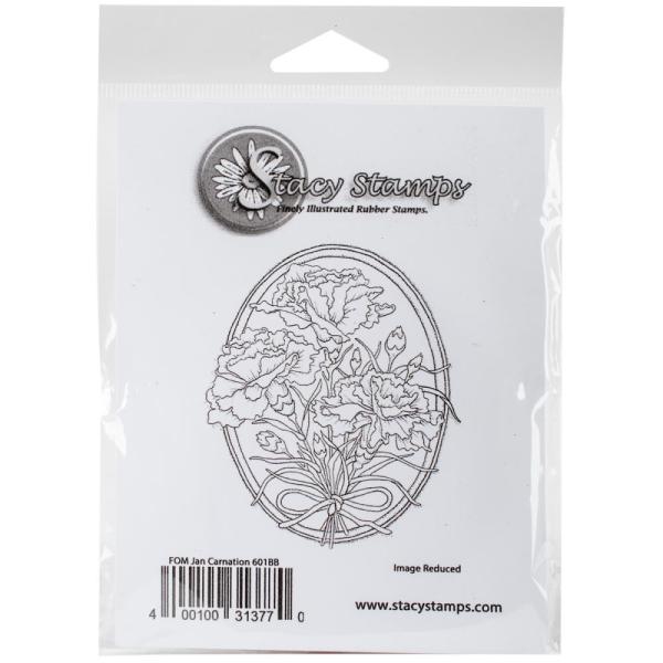Stacy Stamps Cling Stamp Carnation