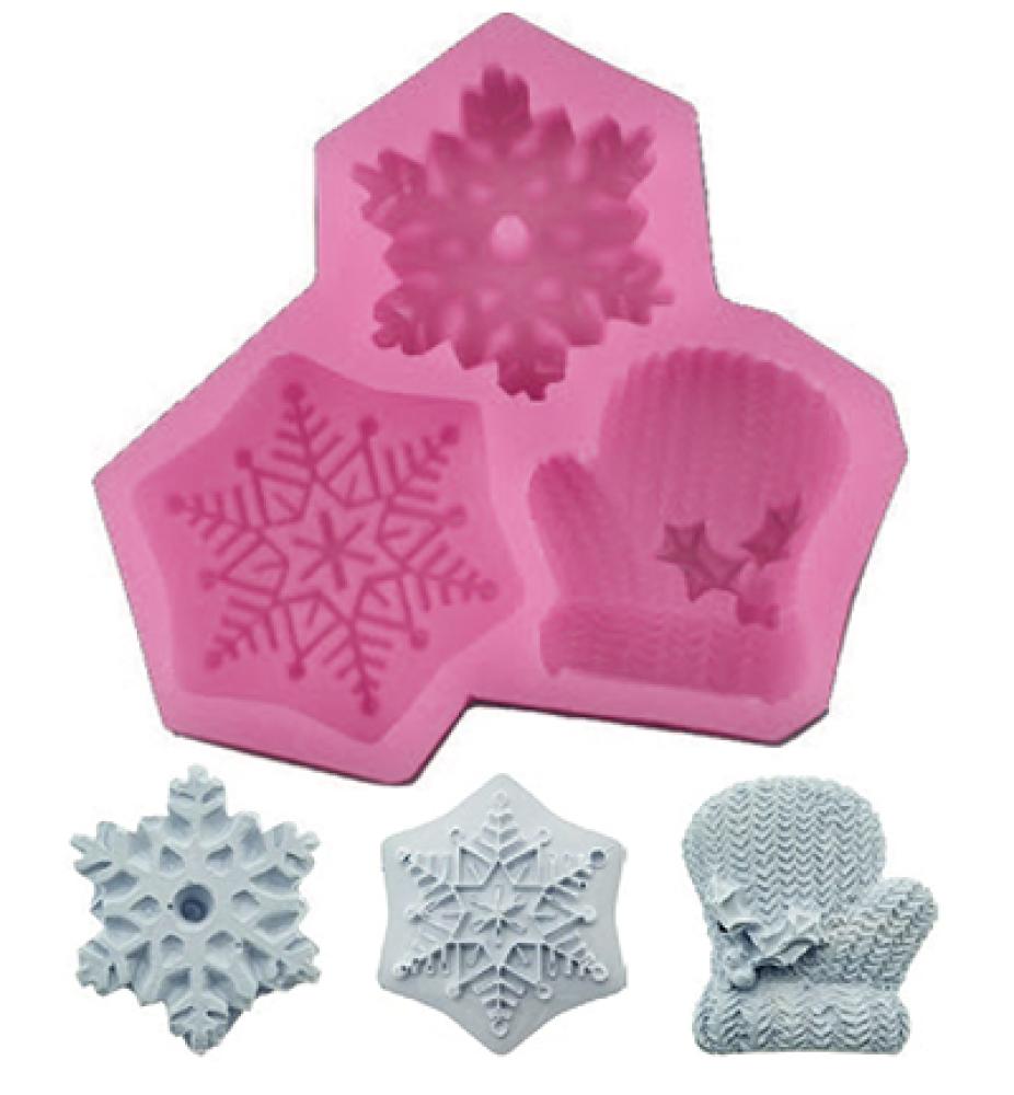 Stafil Silicone Mold Snowflake Glove