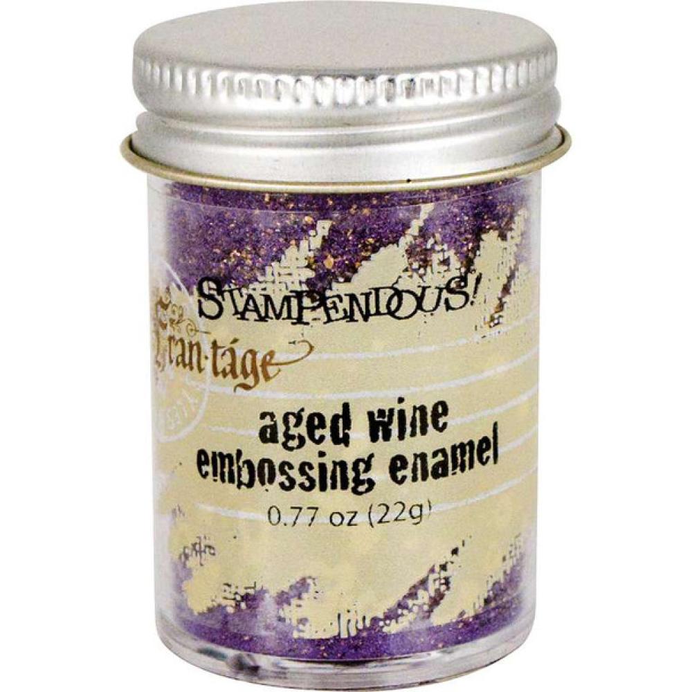 Stampendous Frantage Aged Embossing Enamel Wine