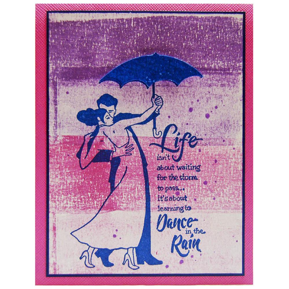 Stampendous Cling Stamp Rain Dance