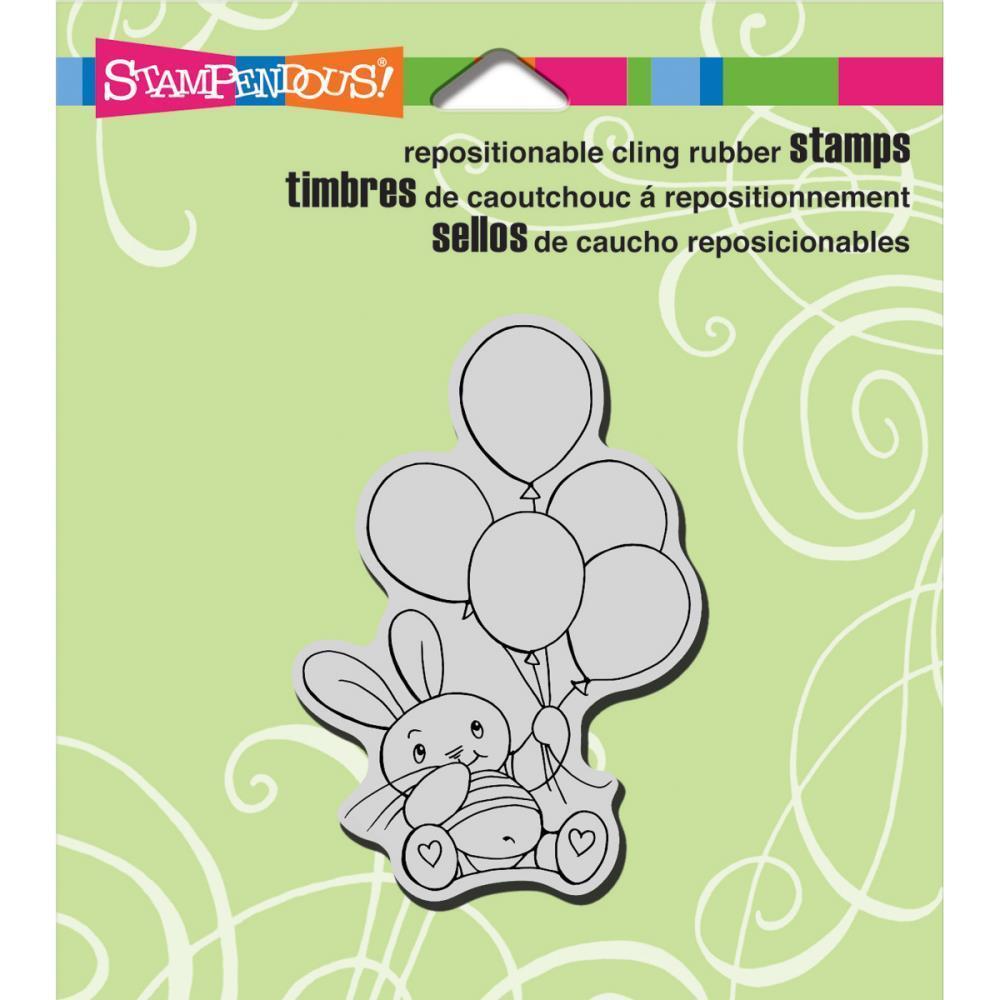 Stampendous Fran's Cling Stamp Balloon Bunny