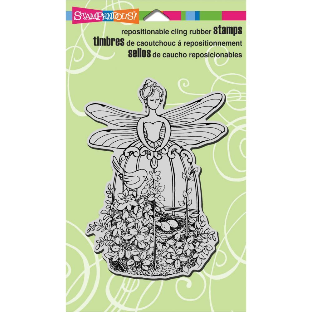 Stampendous Fran's Cling Stamp Fairy Aviary