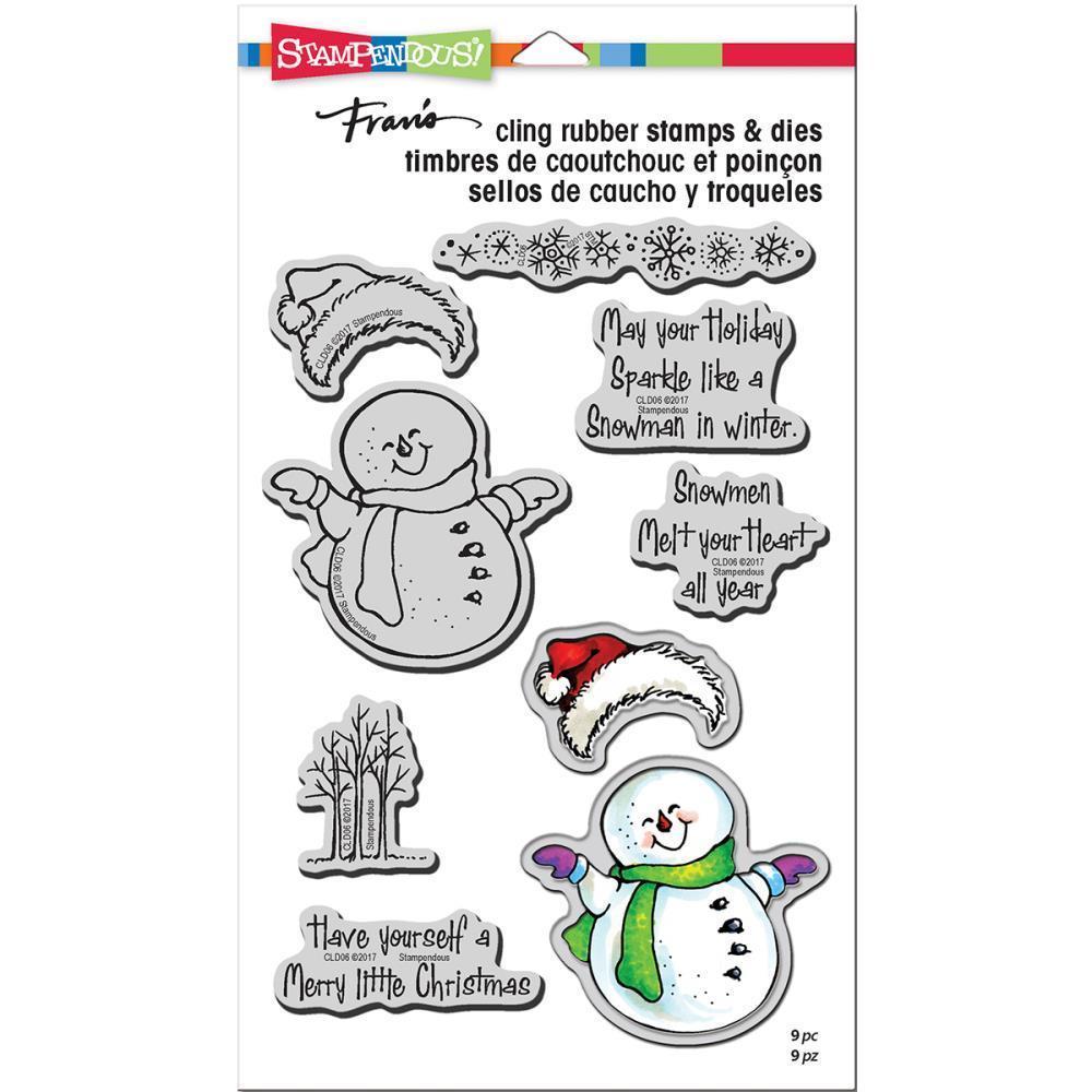 Stampendous Set Smiling Snowman