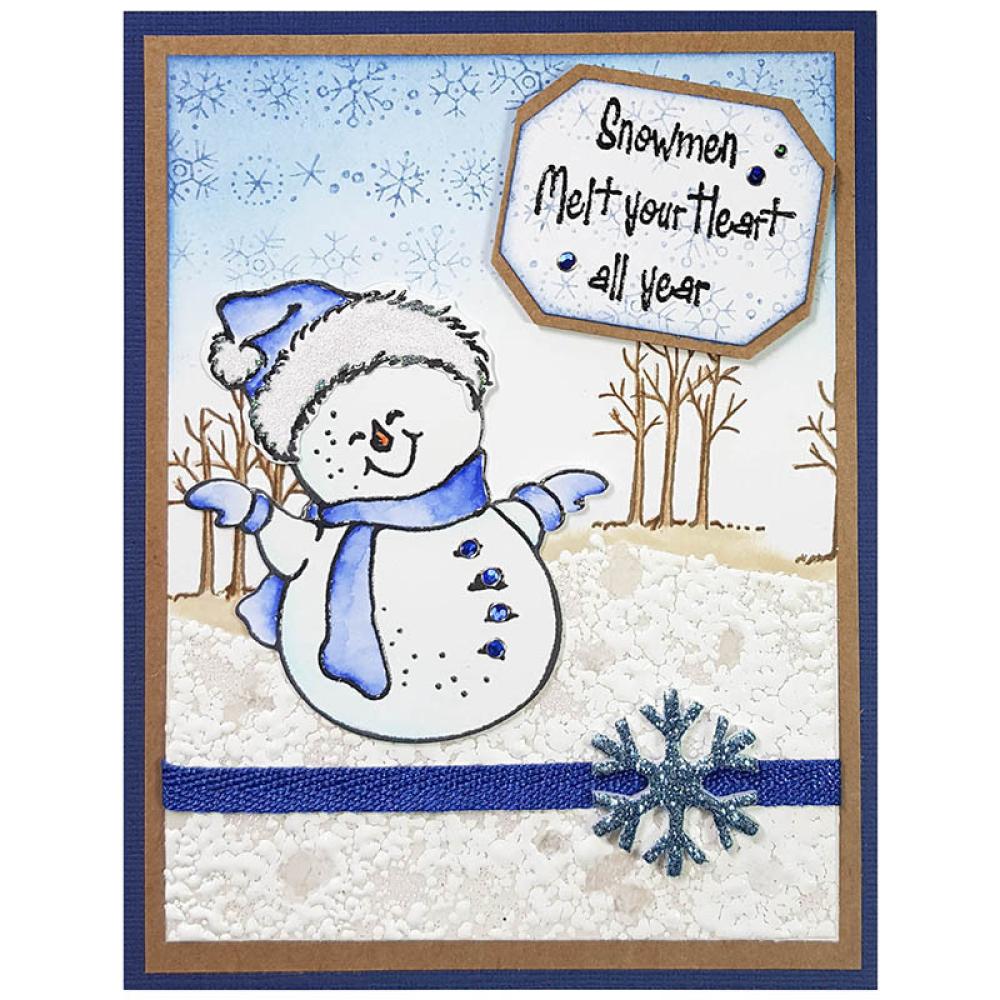 Stampendous Set Smiling Snowman