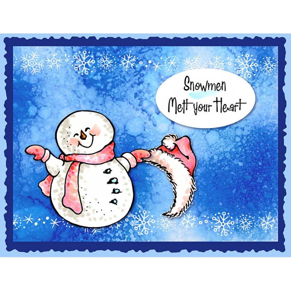 Stampendous Set Smiling Snowman